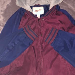 Red Arizona jean company hoodie blue and red